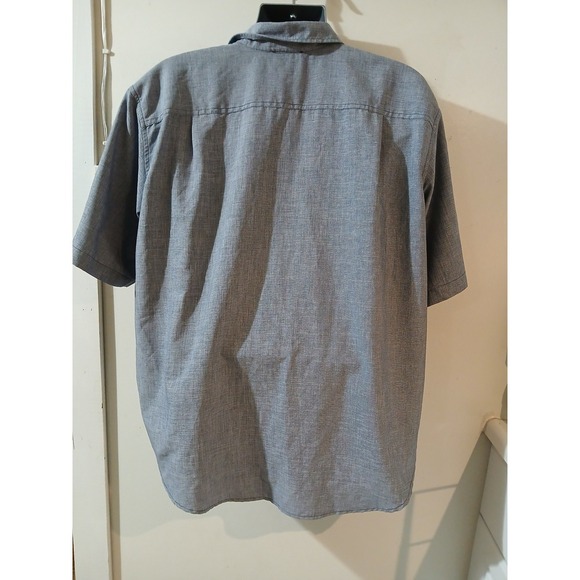 ORVIS XXL Mens Gray Short Sleeve Button Up Shirt XXL Made in Vietnam - Picture 4 of 5